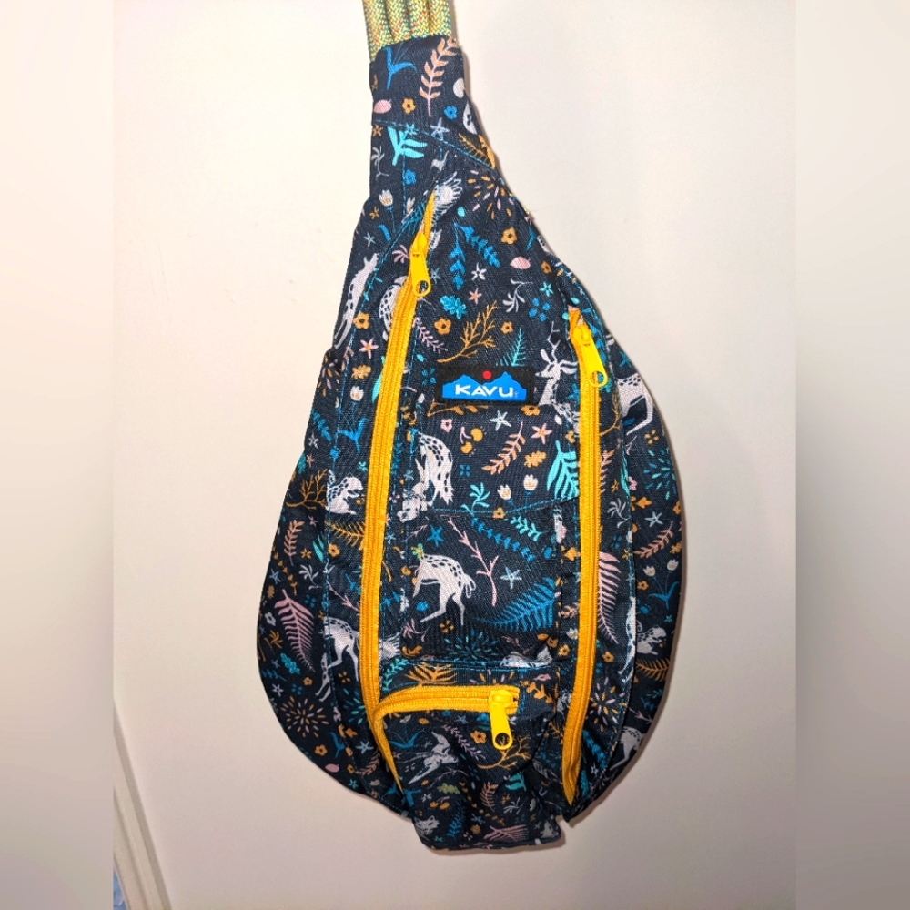 Kavu bag with forest print